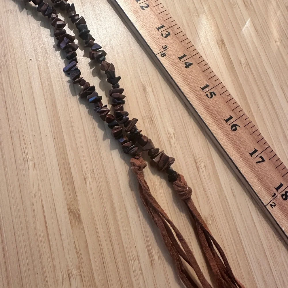 Beaded western wrap necklace or belt